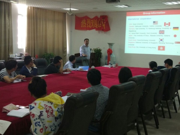 华东交通大学副校长刘海文教授来我校学术交流